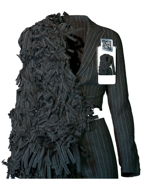 Prenda digital con QR